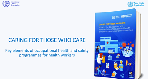Key elements of occupational health and safety 
programmes for health workers