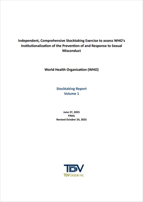 PRS Stocktaking Exercise – Final report