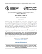 Risk assessment of food allergen guideline - June 2025 summary and conclusions pub cover