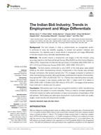 thumbnail image for The Indian Bidi Industry Trends in Employment and Wage Differentials, 2020