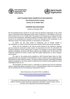 Thumbnail cover -- One-hundred-and-first meeting - Joint FAO/WHO Expert Committee on Food Additives (JECFA)