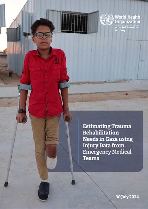 Estimating Trauma Rehabilitation Needs in Gaza using Injury Data from Emergency Medical Teams