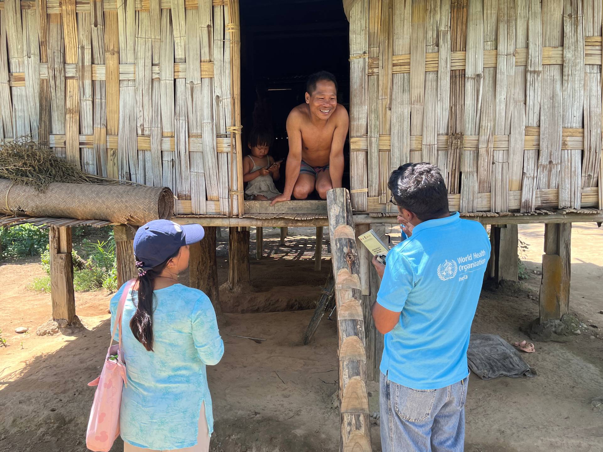 WHO Field Team Brings Life-Saving Immunizations to Aranyapur Village WHO team reaches Aranyapur village in Changlang district to vaccinate children who missed routine immunizations, ensuring no child is left behind.