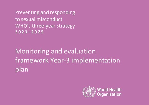 Monitoring and evaluation framework: year-3 implementation plan