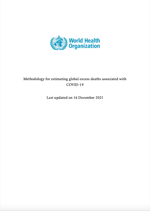 Methodology for estimating global excess deaths associated with COVID-19