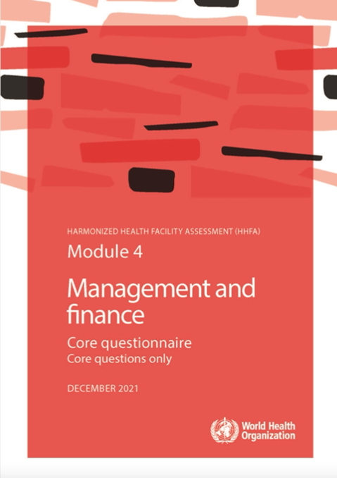 HHFA Management and Finance: Core questionnaire December 2021
