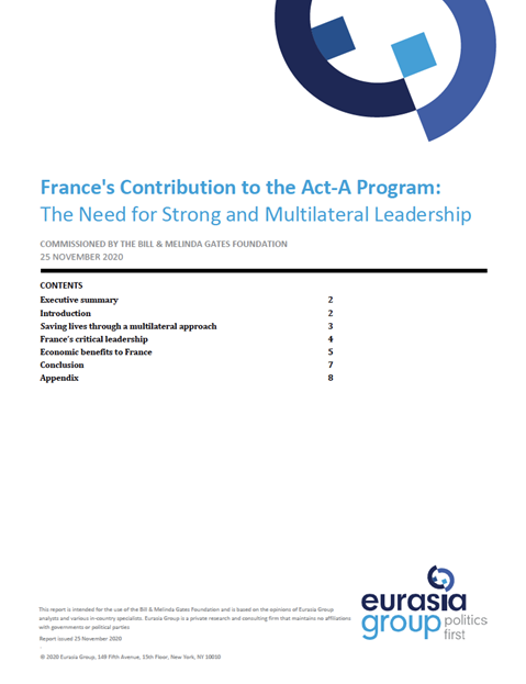 Eurasia report: France