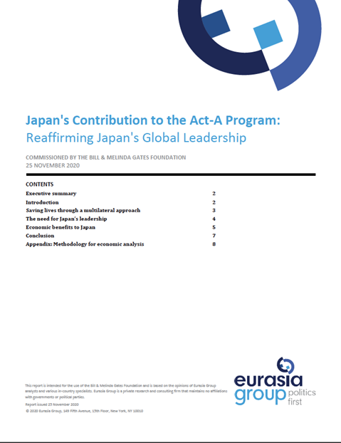 Eurasia report: Japan
