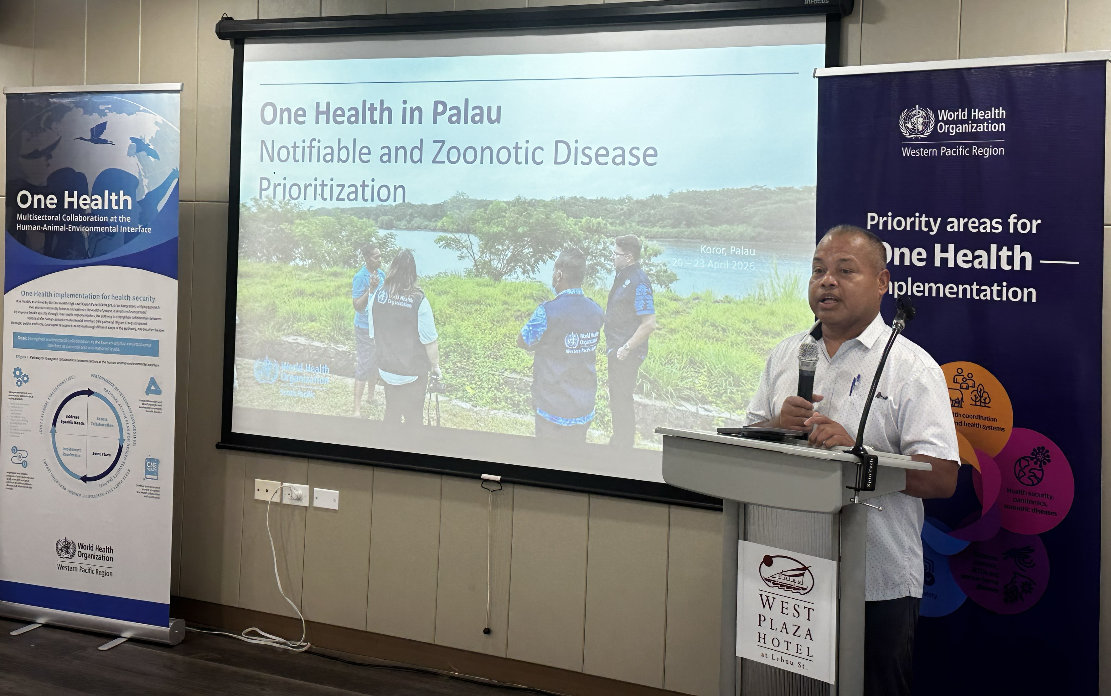 Palau’s Vice President and Minister of Health, Honourable Raynold B. Oilouch