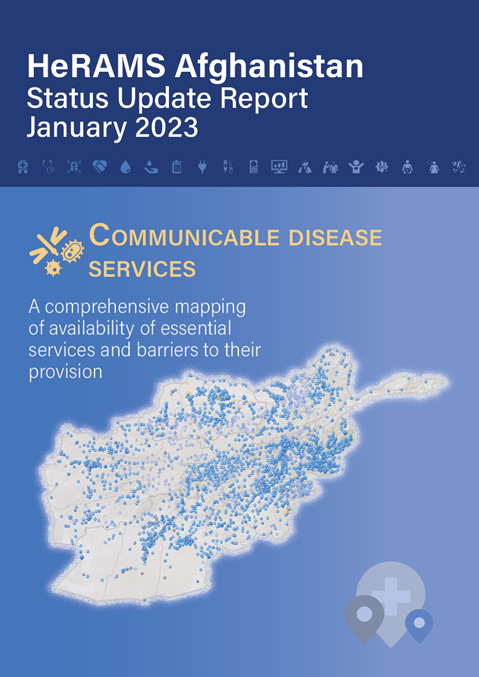 HeRAMS Afghanistan Status Update Report January 2023: Communicable disease services