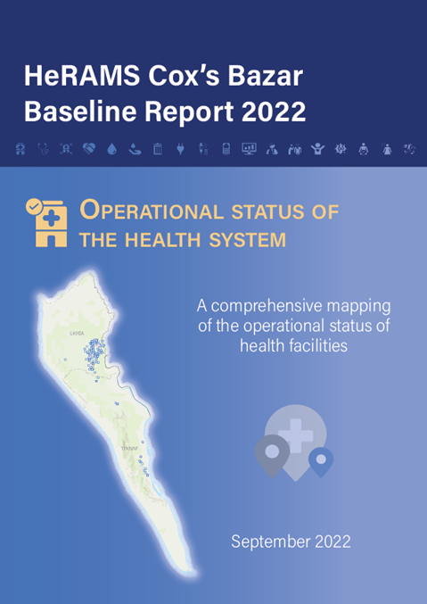 HeRAMS Cox's Bazar Baseline Report 2022: Operational status of the health system