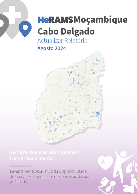 HeRAMS Mozambique - Cabo Delgado status update report August 2024: Noncommunicable diseases and mental health services