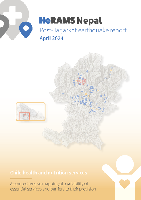 HeRAMS Nepal post-Jarjarkot earthquake report April 2024: Child health and nutrition services