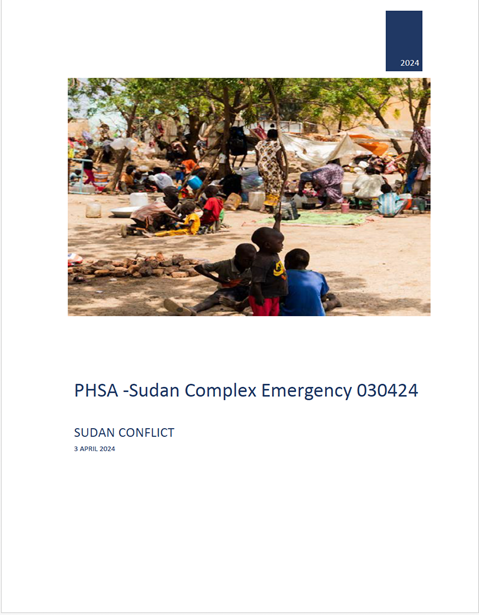 Public Health Situation Analysis: Sudan Conflict (03 April 2024)