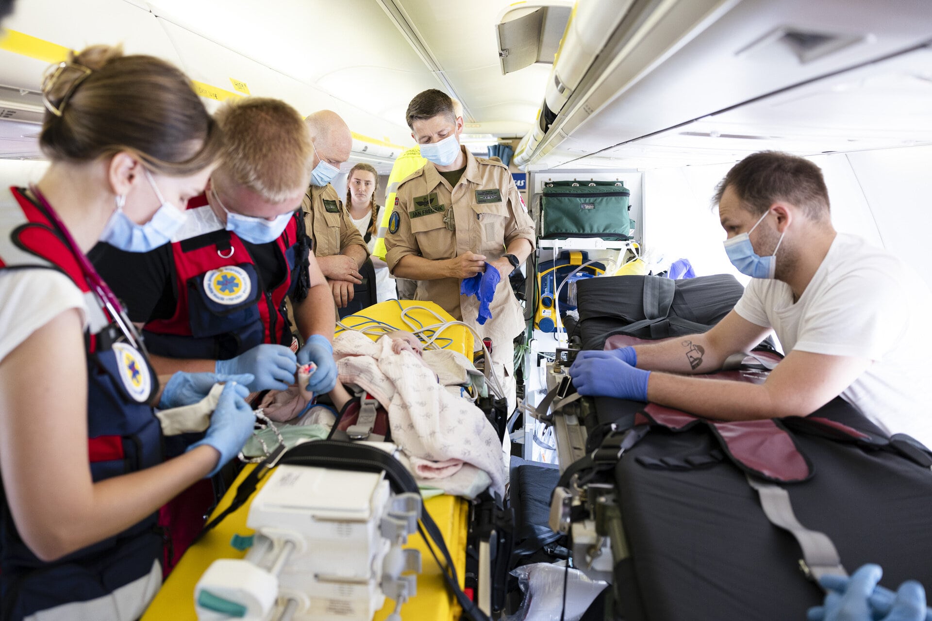 Ukranian children with serious illnesses evacuated from Kyiv hospital by plane to Germany