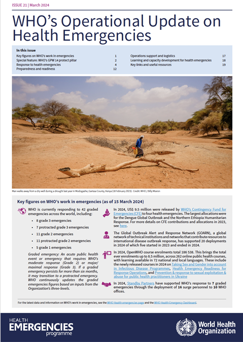 WHO's Operational Update on Health Emergencies - March 2024