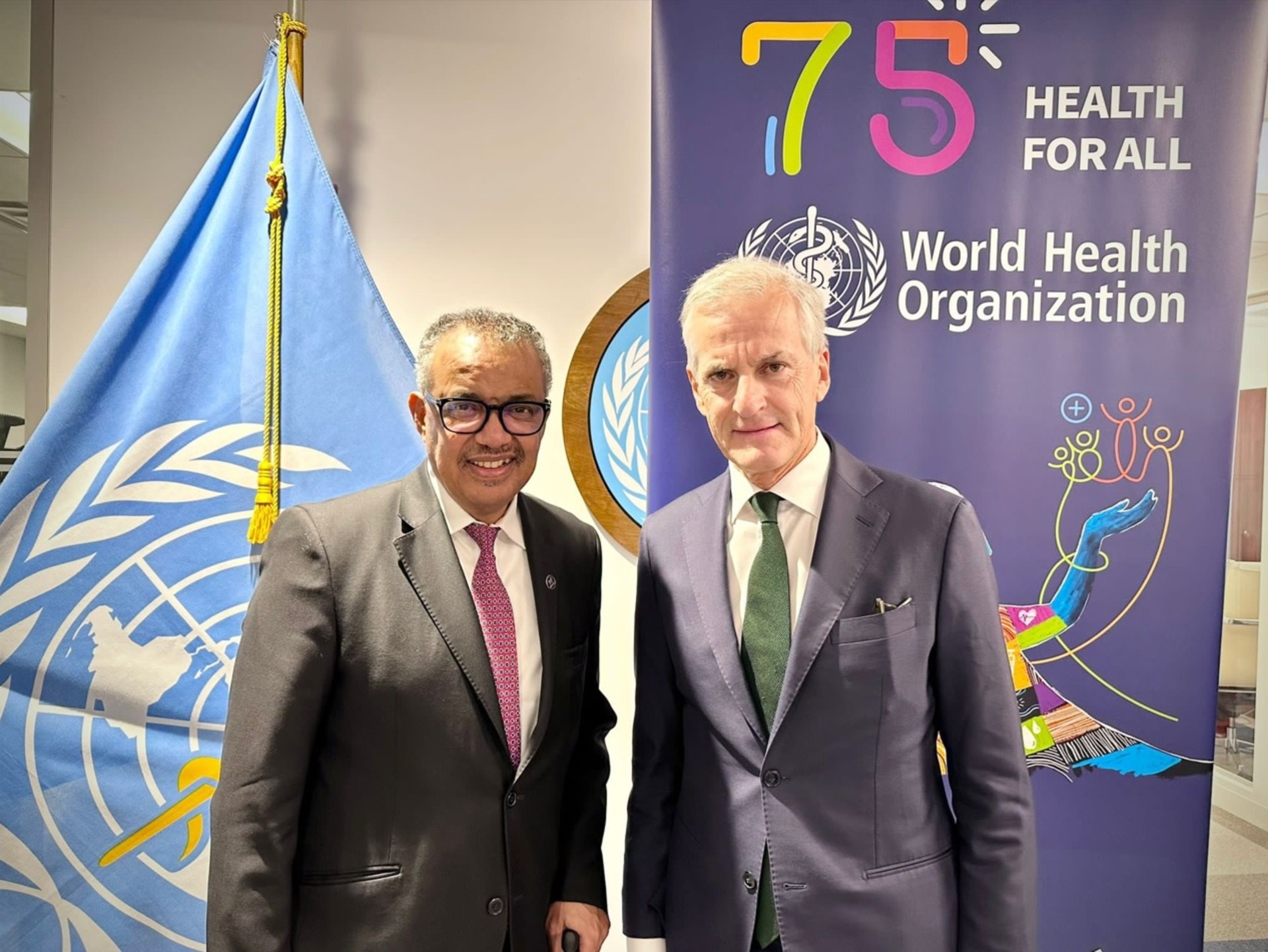 PM Norway, Jonas Gahr Store and DG