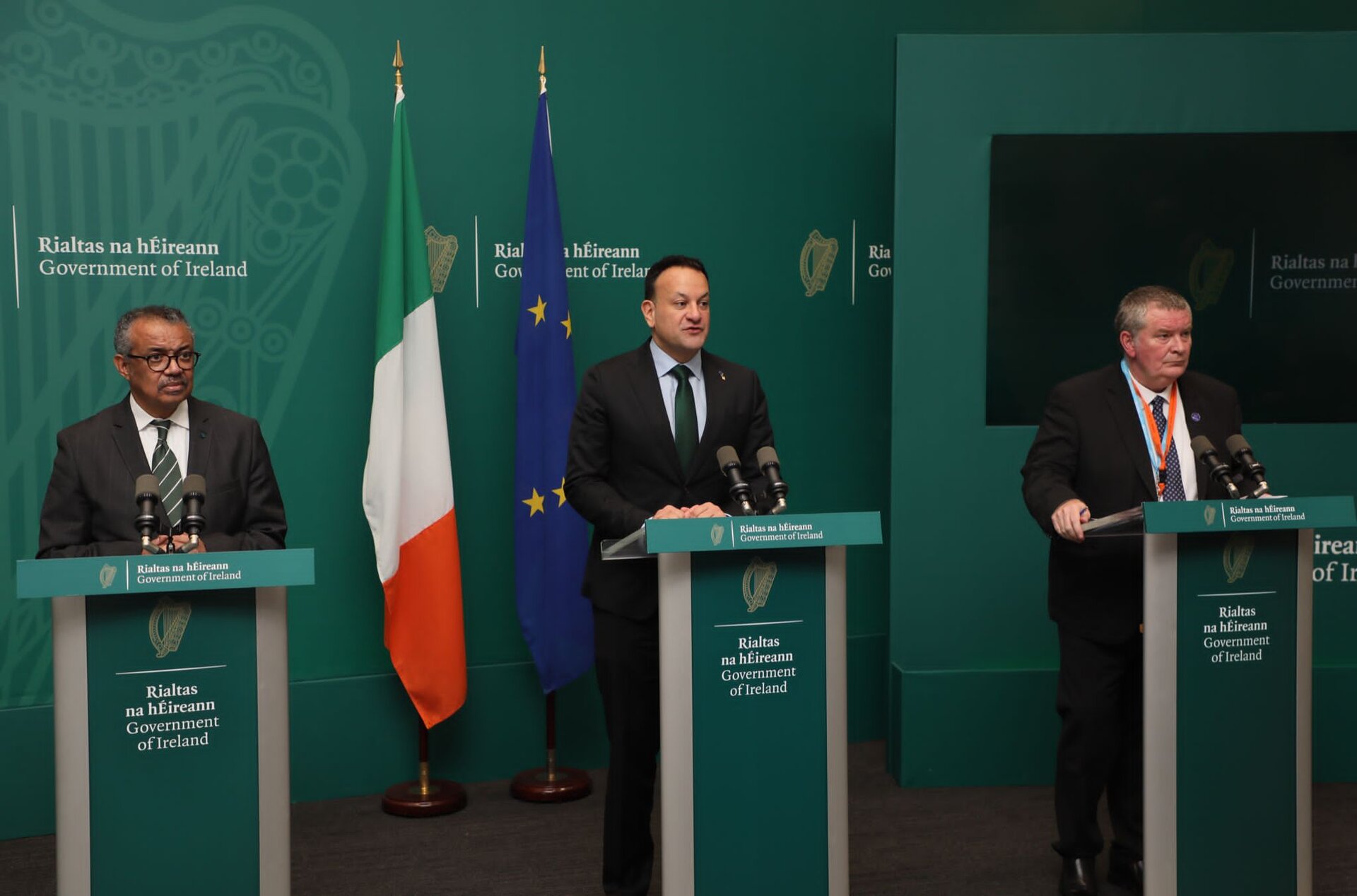 Addressing Global Health Challenges: Irish Taoiseach Varadkar and WHO Director-General in Dublin Talks