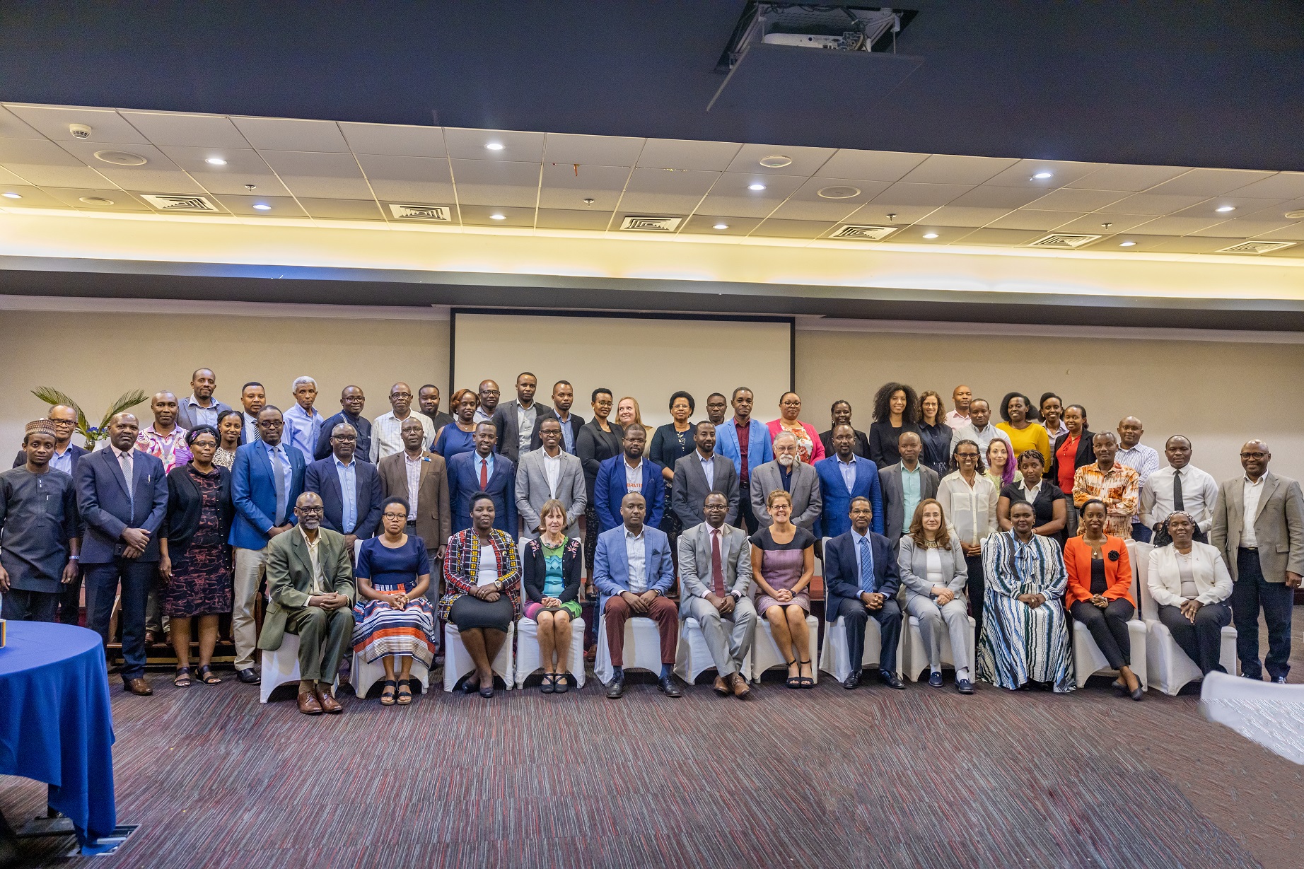 Picture from the Joint Health Sector Review, which shows the collaboration between the Ministry of Health and its partners, including the UN agencies.