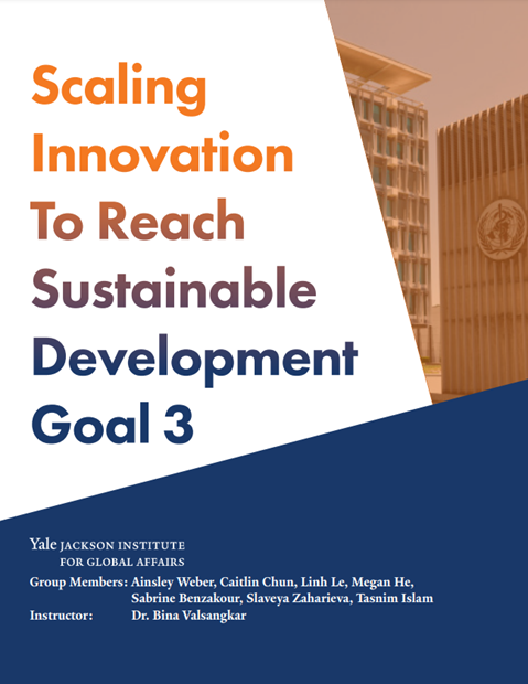 Scaling Innovation to Reach Sustainable Development Goal 3