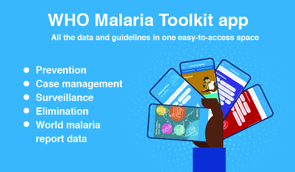 Ilustración para la aplicación del kit de herramientas contra la malaria