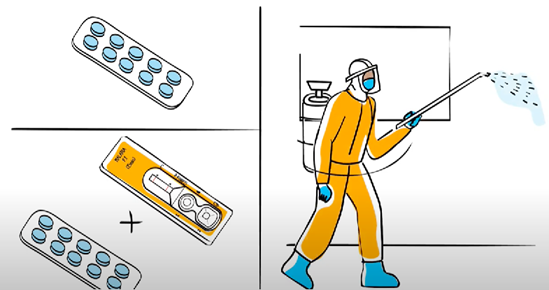 Illustration pour la vidéo sur les stratégies réactives du paludisme