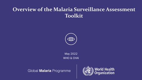 Overview of the Malaria Surveillance Assessment Toolkit