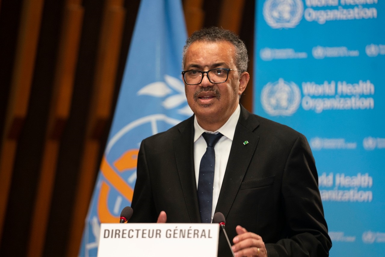 WHO Director-General, Dr Tedros Adhanom Ghebreyesus.