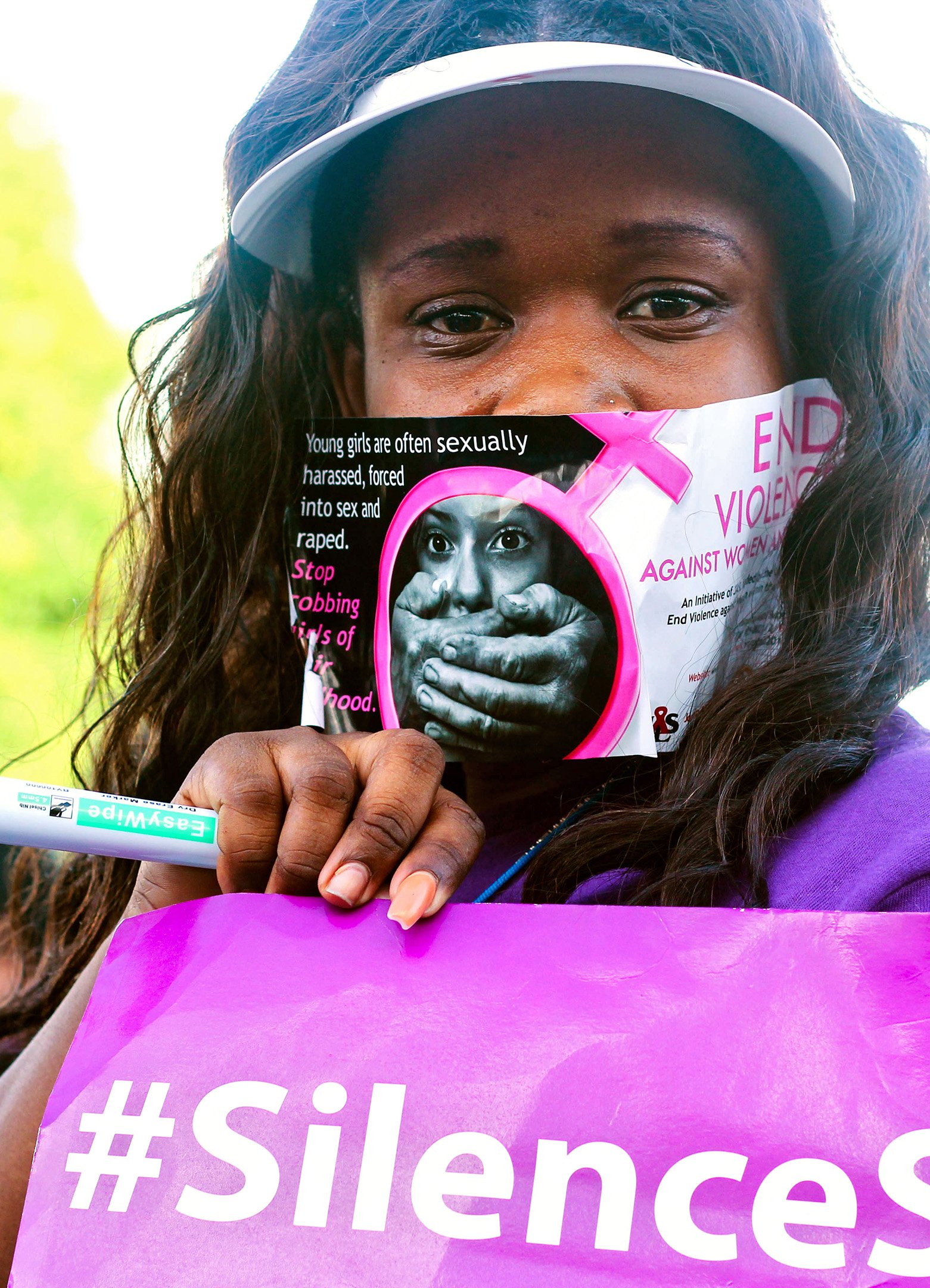Violence against women protest Jamaica