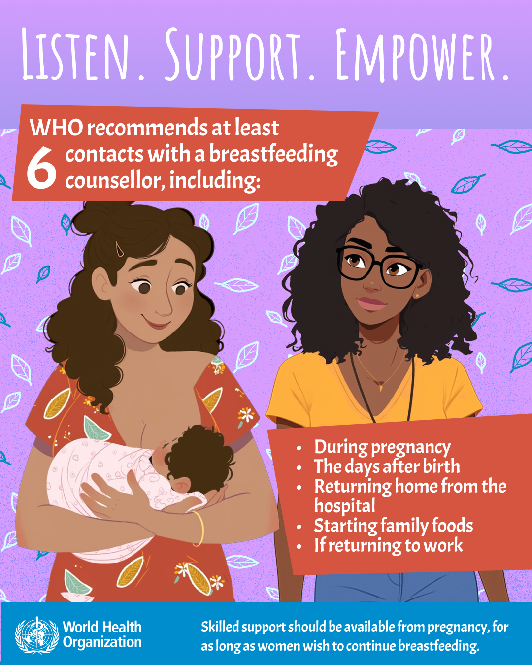 Breastfeeding: Listen, support, empower