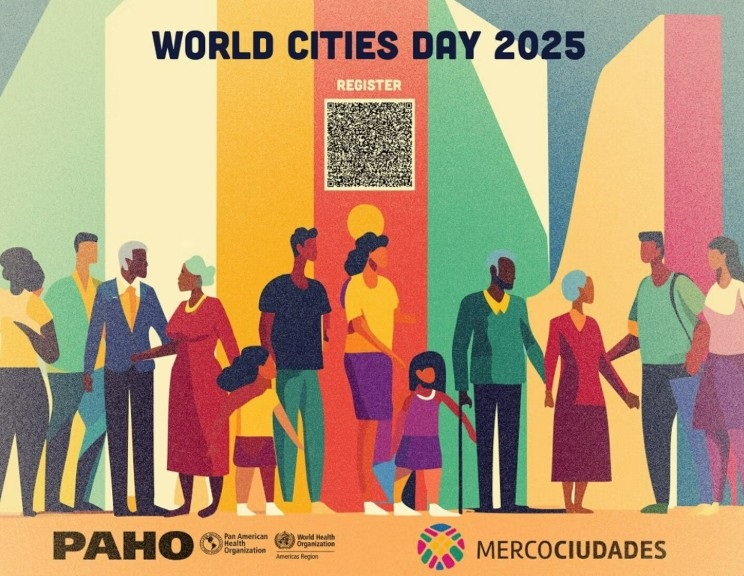 PAHO World Cities Day 2025 flyer