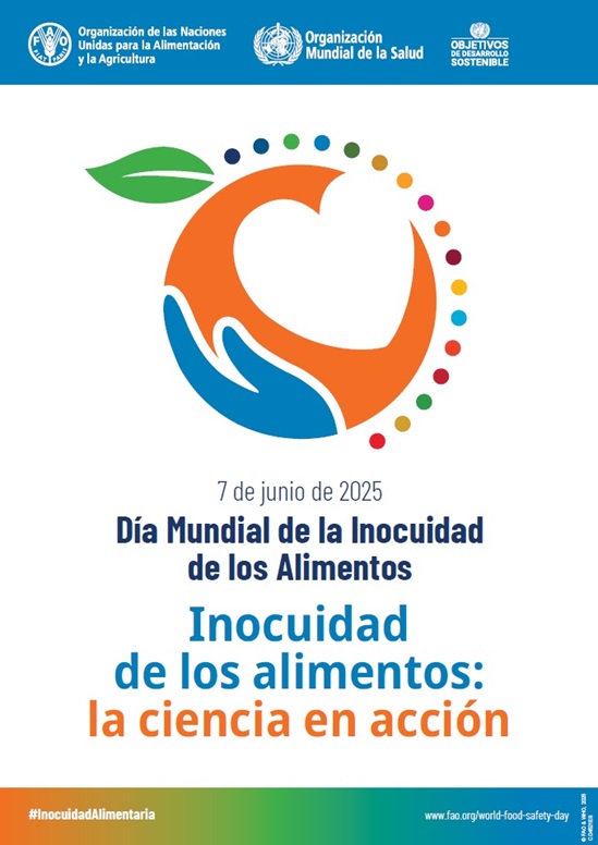 Día Mundial de la Seguridad Alimentaria 2025 cartel (vertical)
