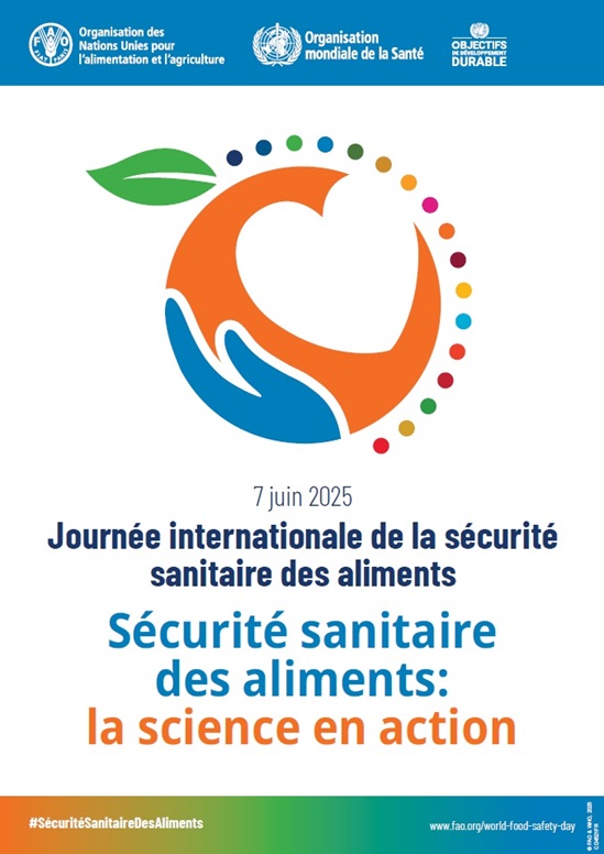 Journée mondiale de la sécurité alimentaire affiche 2025 vertical