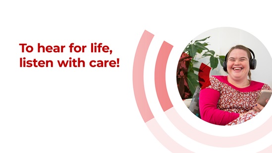 World Hearing Day 2022 to hear for life listen with care poster