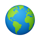 Earth icon earth icon