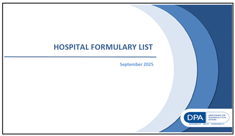 Malta: Hospital Formulary List 2025 (English)