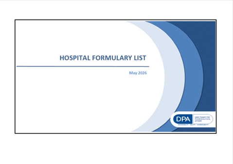 Malta: Hospital Formulary List 2026 (English)