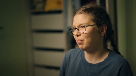 A still taken from the short film Polina's Story, part of the Social Connection Series.