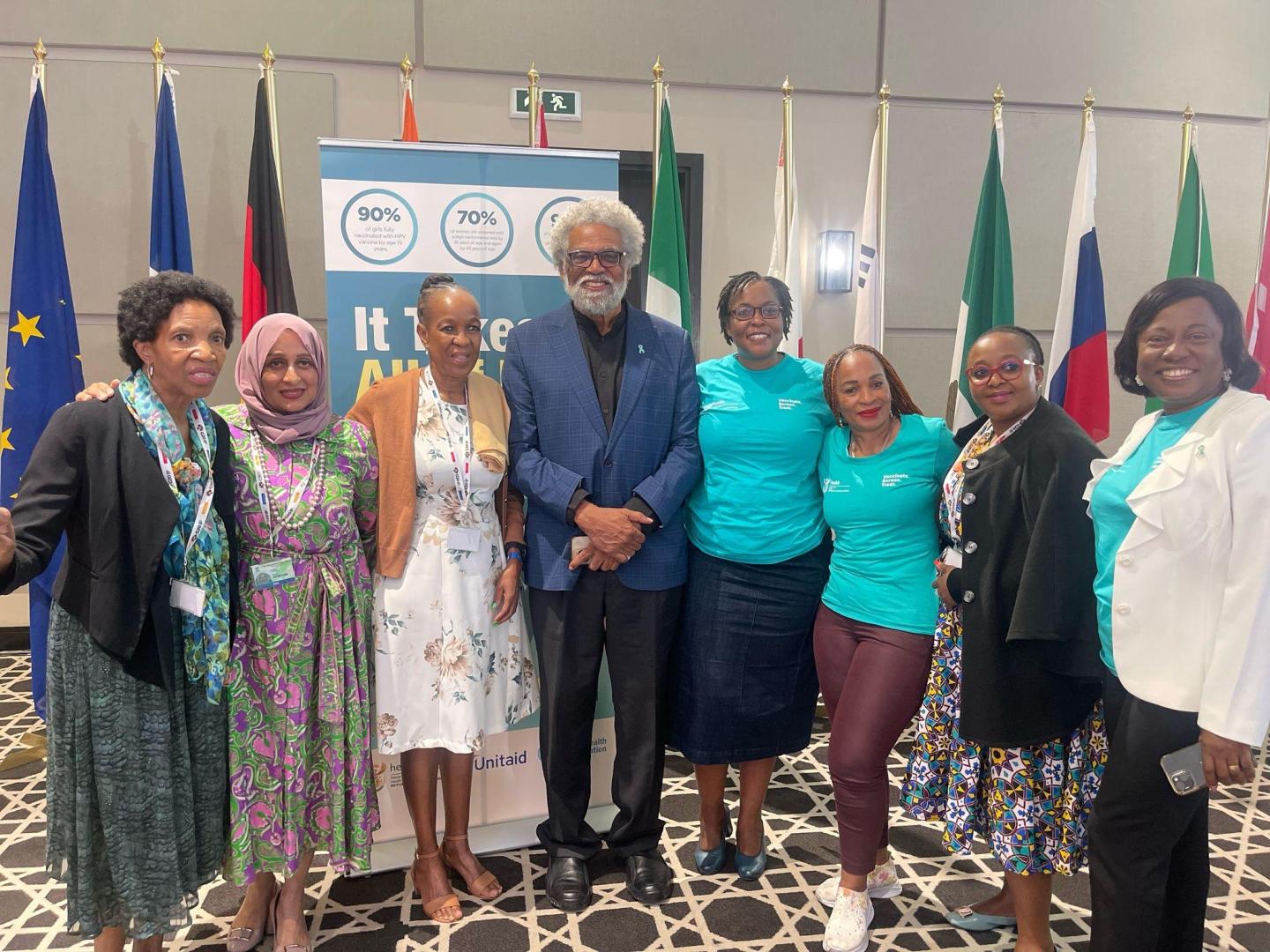 WHO and Unitaid staff together with some officials from the National Department of Health WHO and Unitaid staff together with some officials from the National Department of Health