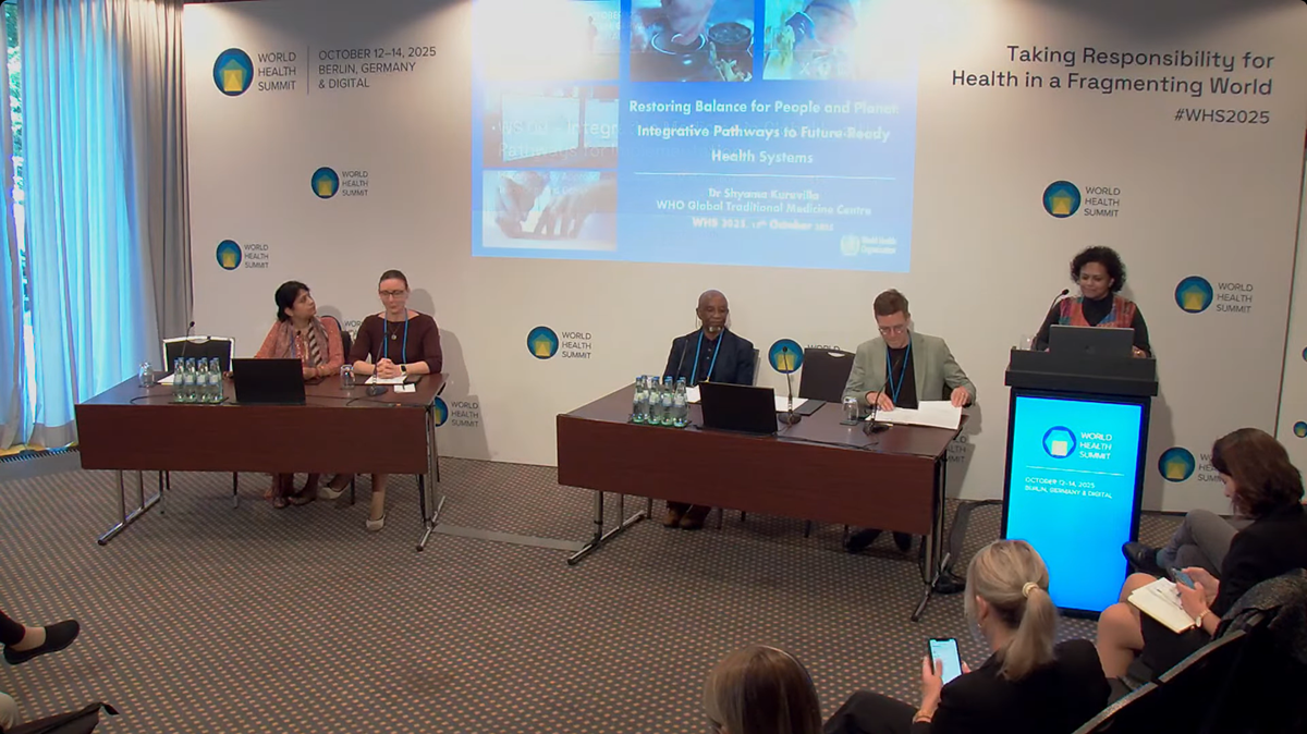 Spotlight on traditional medicine at World Health Summit 2025