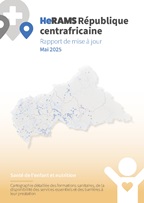 HeRAMS Central African Republic status update report May 2025: Child health and nutrition services