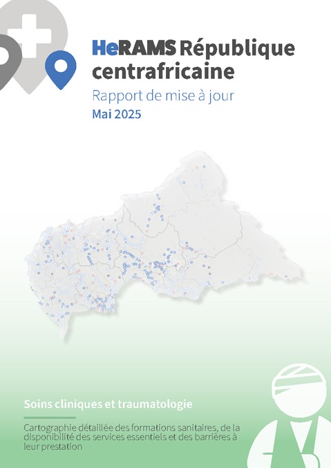 HeRAMS Central African Republic status update report May 2025: General clinical and trauma care services
