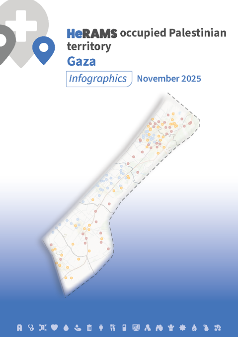 HeRAMS occupied Palestinian territory: Gaza infographics November 2025