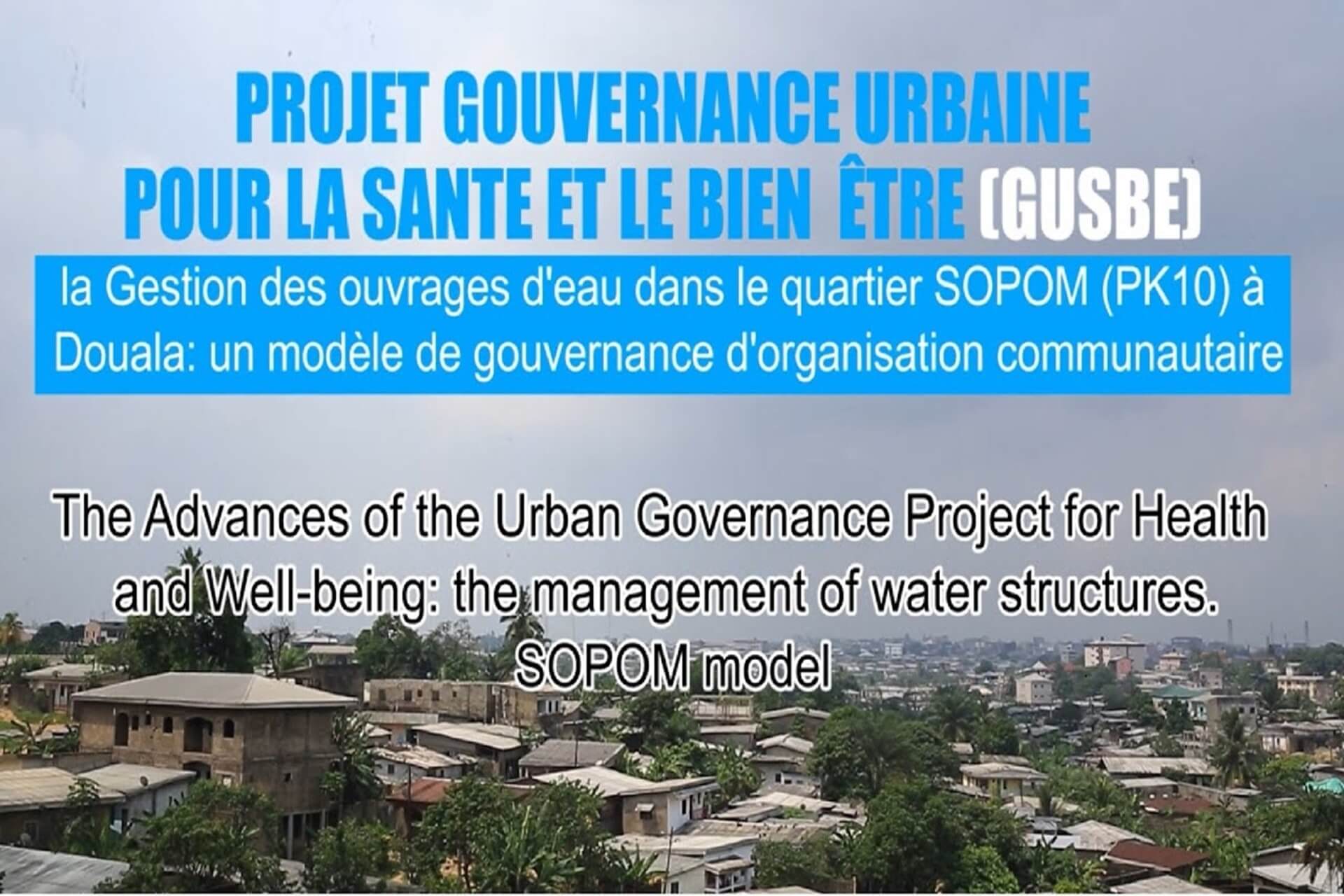 WHO Initiative on urban governance for health and well-being in Douala, Cameroon