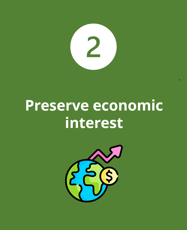 Preserve economic interest illustration