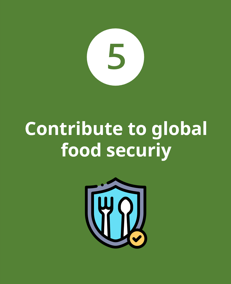 contribute to global food security illustration
