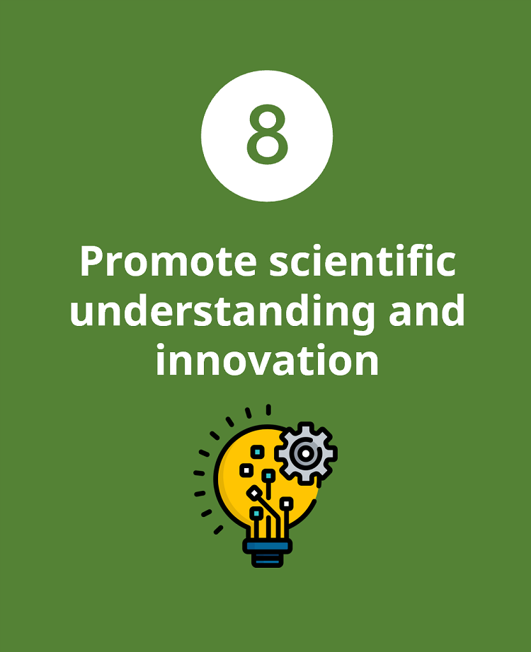promote scientific understanding and innovation illustration