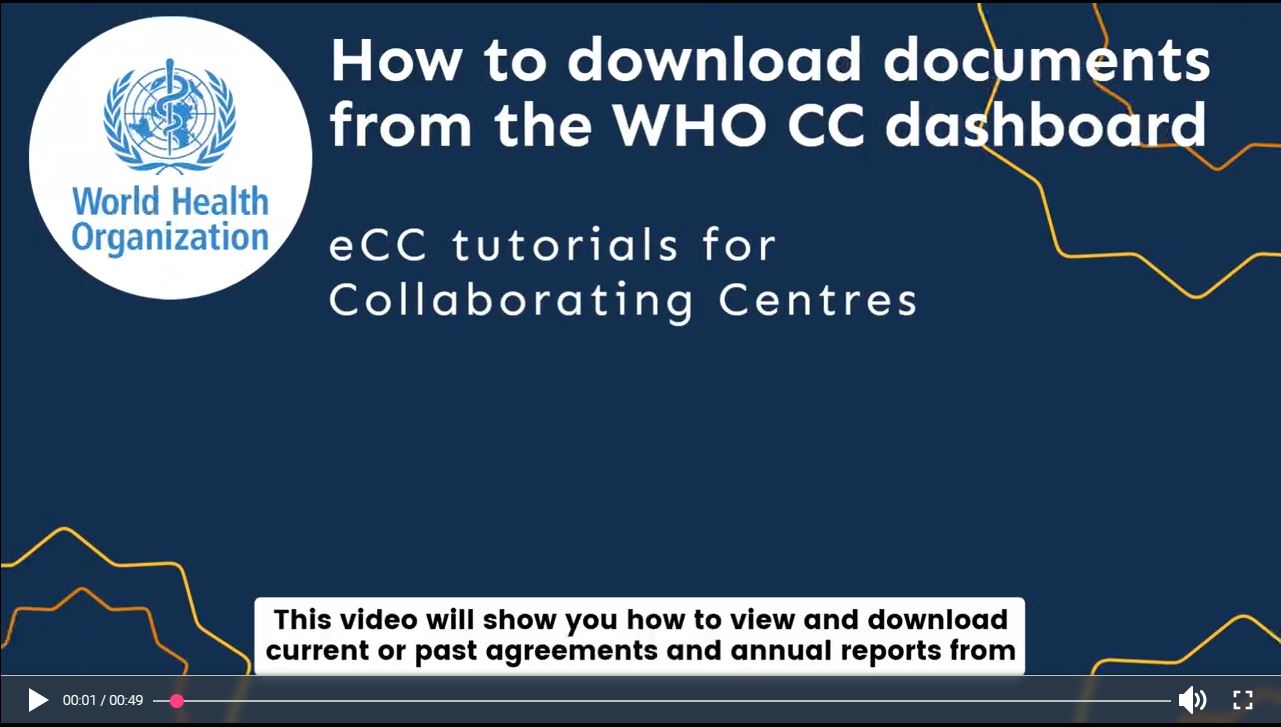 How to download documents from the eCC dashboard