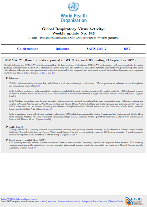 Influenza Update N° 546