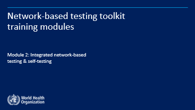 Network-based testing toolkit - training modules
